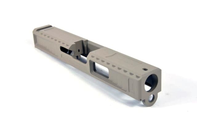 Gun Cuts Viper Slide For Glock 19 No Optic Cut Desert Sand