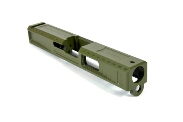 Gun Cuts Viper Slide For Glock 19 No Optic Cut Noveske Bazooka Green
