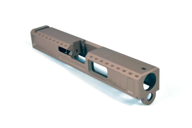 Gun Cuts Viper Slide For Glock 19 No Optic Cut Smoked Bronze
