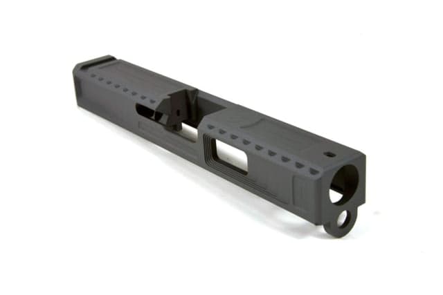 Gun Cuts Viper Slide For Glock 19 No Optic Cut Sniper Gray
