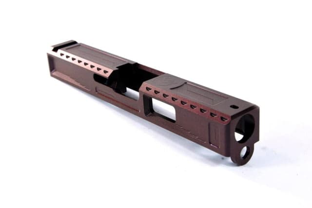 Gun Cuts Viper Slide for Glock 19 Optic Cut Black Cherry Bomb