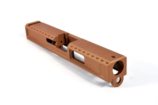 Gun Cuts Viper Slide for Glock 19 Optic Cut Copper