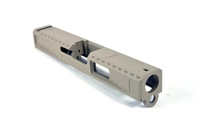 Gun Cuts Viper Slide for Glock 19 Optic Cut Desert Sand