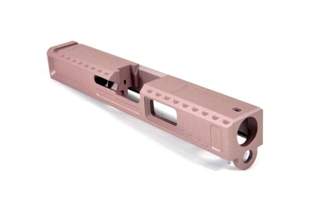 Gun Cuts Viper Slide for Glock 19 Optic Cut Rose Gold