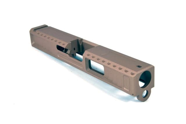 Gun Cuts Viper Slide for Glock 19 Optic Cut Smoked Bronze