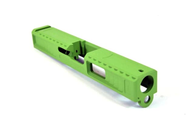 Gun Cuts Viper Slide for Glock 19 Optic Cut Zombie Green