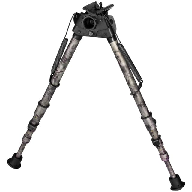 Harris Engineering Highlander Sporting BiPod with Hinged Base 13.5-27 in Kryptek S-25C Camo