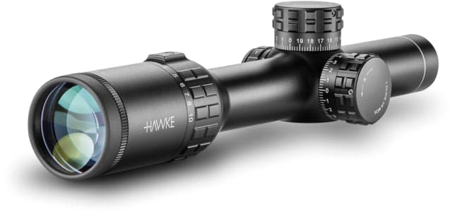 Hawke Sport Optics Frontier 30 Rifle Scope 1-10x24mm 30mm SFP MOA FD Reticle Black