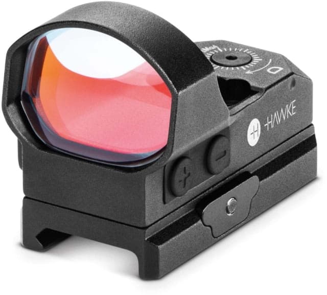 Hawke Sport Optics Wide View Digital Control Reflex Red Dot Sight w/ Battery Tray 3 MOA Large Black