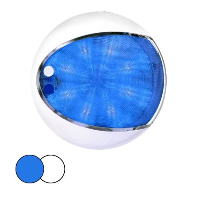 Hella Marine EuroLED 175 Surface Mount Touch Lamp w/ White Housing White/Blue