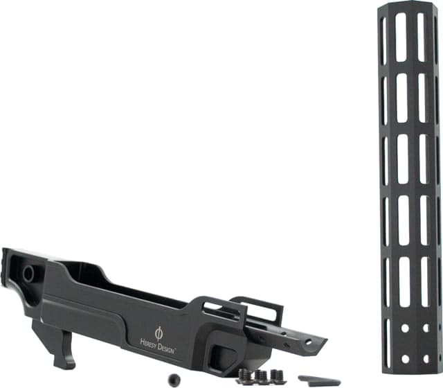 Heresy Design Vendetta Fixed Barrel Chassis Long Rail 9.59in Black