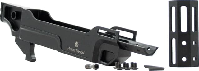 Heresy Design Vendetta Fixed Barrel Chassis Mini Rail 3.25in Black
