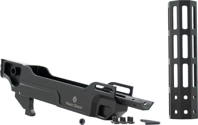 Heresy Design Vendetta Fixed Barrel Chassis Short Rail 6.375in Black