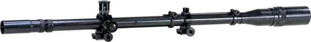 Hi-Lux Optics Malcolm Gen II 8x31mm Rifle Scope Vintage Sniper Legal 3/4in Tube Competition Micrometer Mounts 03A1 Bases Fine Cross Reticle Matte