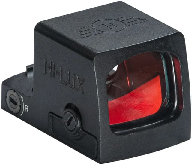 Hi-Lux Optics Enclosed Reflex Red Dot Sight 1x 20x16 mm Multiple Reticle Matte Black Small