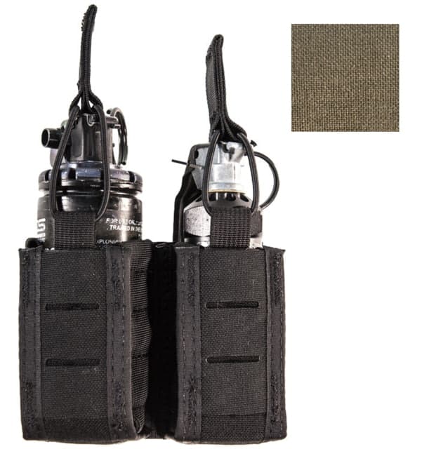 High Speed Gear HSGI Duty Double Flash Bang Taco U-Mount Pouch Olive Drab