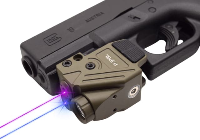 Hilight Peak Performance Purple/Blue Laser Sight Glock 17 Glock 19 Olive Drab Green P3PBL ODG