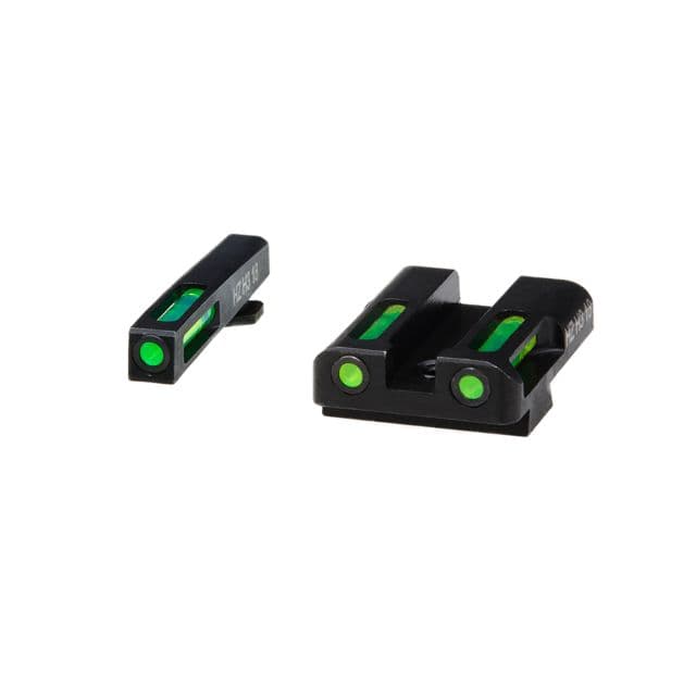 HiViz Litewave H3 Tritium/Litepipe Sight Set Glock 9mm/40 S&W