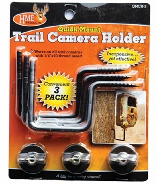 HME Products Trail Camera Holder- Quick Mount Pack of 3