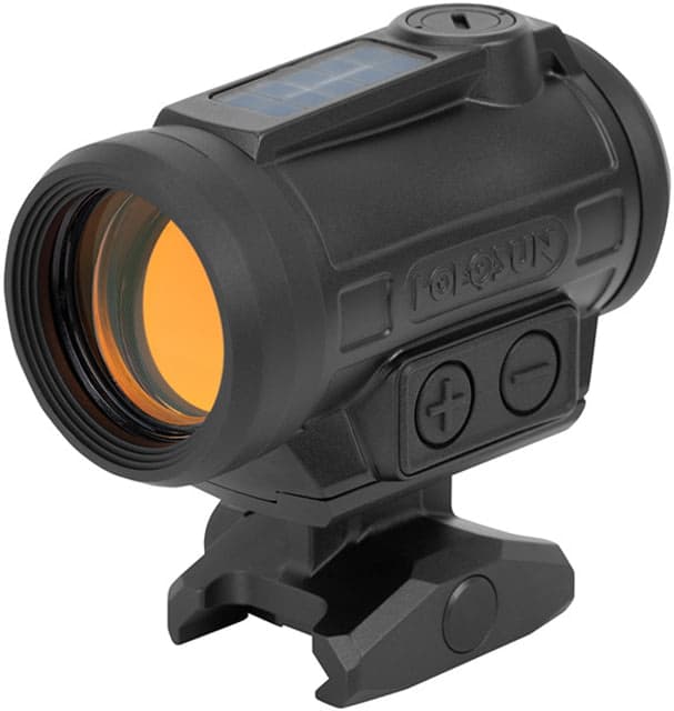 Holosun ARO-EVO-SPR 1x26mm Reflex Red Dot Sight Green 1.5 MOA Dot/65 MOA Circle/3 Dot BDC Special Purpose Reticle Black