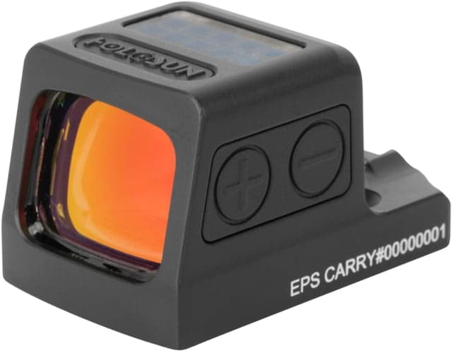 Holosun Carry Enclosed Pistol Sight w/Multiple Reticle System Green Reticle Black