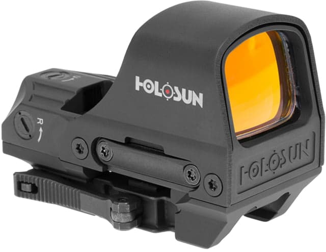 Holosun Open Reflex Sight 1x 2 MOA Dot 65 MOA Circle Reticle Black