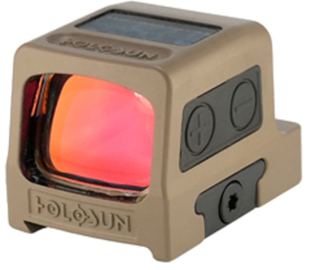 Holosun HE509T X2 Enclosed Reflex Optical Red Dot Sight 2x 0.66 x 0.9 in Red LED Flat Dark Earth HE509T-RD X2 FDE
