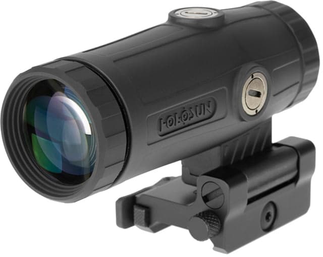 Holosun Red Dot Magnifier 3X Integrated QD Mount w/Optional Spacer Black