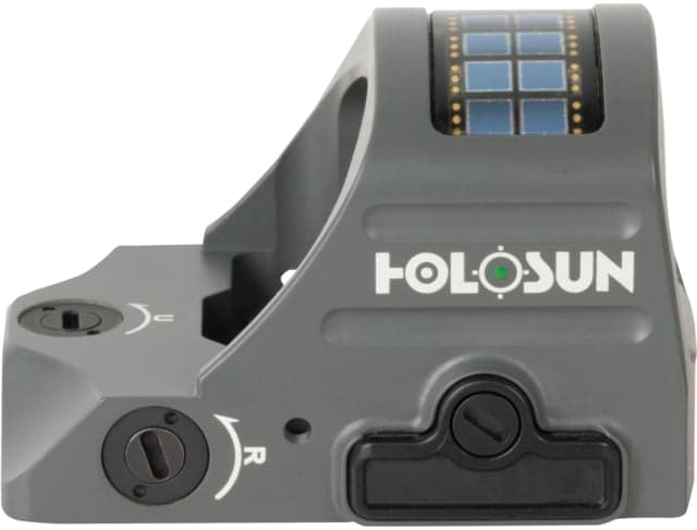 Holosun OPMOD HS507C-GR-X2 Reflex Red Dot Sight Green 2 MOA Dot and 32 MOA Circle Wolf Gray