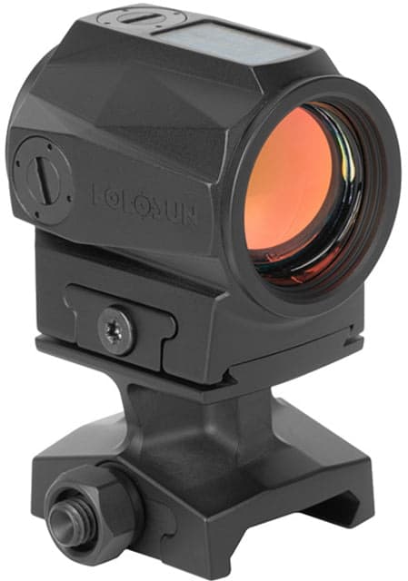 Holosun SCRS Solar Charging Rifle Sight 2 MOA Dot Green Reticle Black