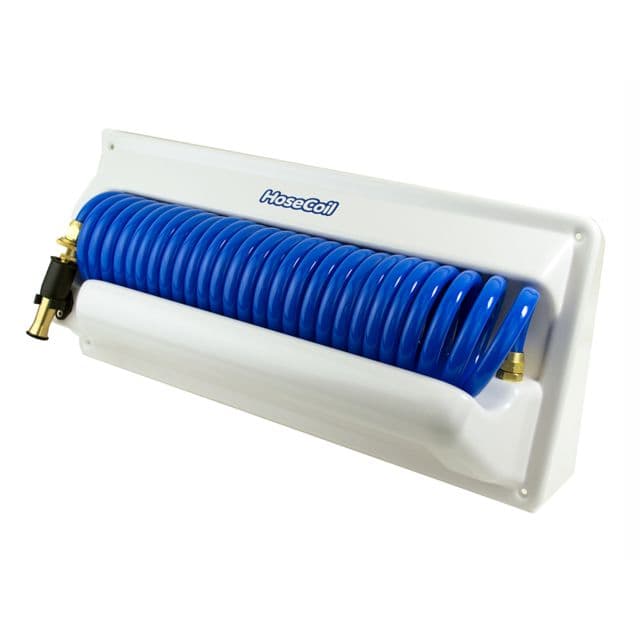 HoseCoil Mount Enclosure w/Additional 5' Feeder Hose Horizontal