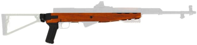 Hush Holsters SKS Folding AK Stock Picatinny Rail Wood