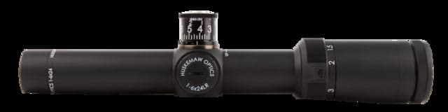 Huskemaw Tactical LPVO Rifle Scope 1-6x24mm 30mm Tube Second Focal Plane HuntSmart Reticle Matte Black