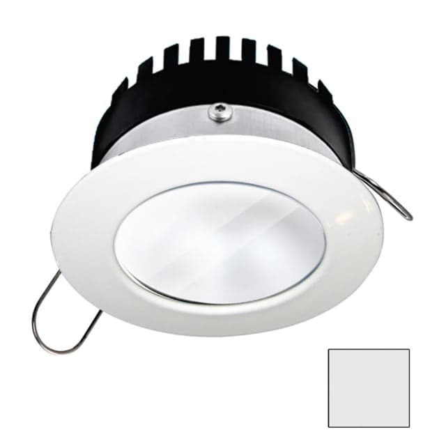 I2Systems Inc Apeiron PRO A506 6W LED Spring Mount Light Round Cool White/White Finish