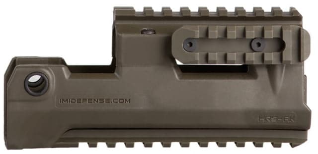 IMI Defense Handguard Rail System w/Removable Picatinny Rail 6.5in OD Green