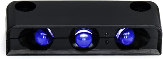 Innovative Lighting 3 LED Surface Mount Step Light w/ Black Case Blue