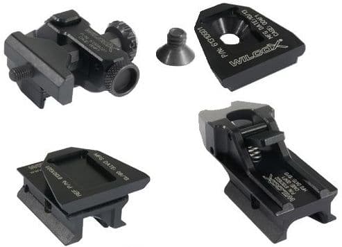Trijicon Electro Optics Wilcox Helmet Interface Bridge Assembly M250/M300W Black