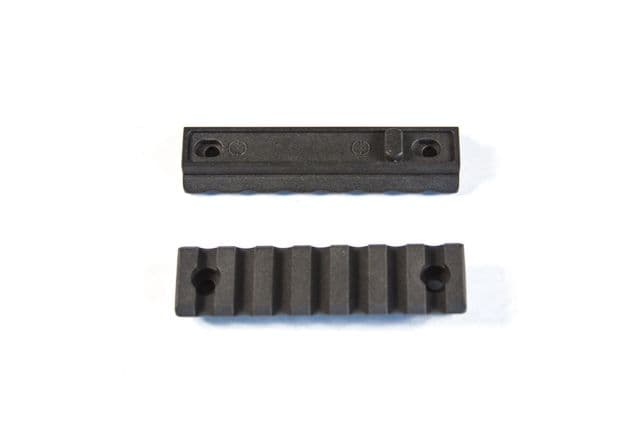 JE Machine Tech Polymer Rail Keymod 4 inch 7 slot pack of 2 Black