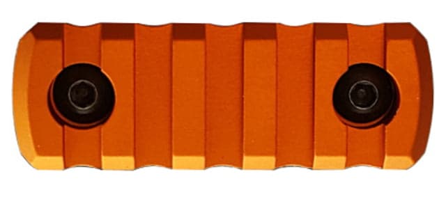JL Billet M-Lok Attachment Rail Section 5 Slot 2 inch Orange