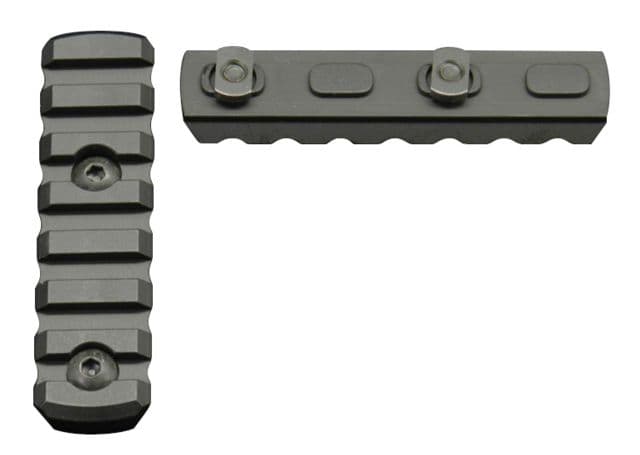 JL Billet M-Lok Attachment Rail Section 7 Slot 3 inch Black