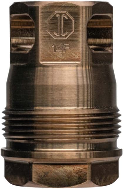 JMac Customs M14X1 LH Facemount 360HD Micro Taper Mount Bronze