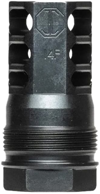 JMac Customs M14X1 LH Facemount 360HD Taper Mount Black