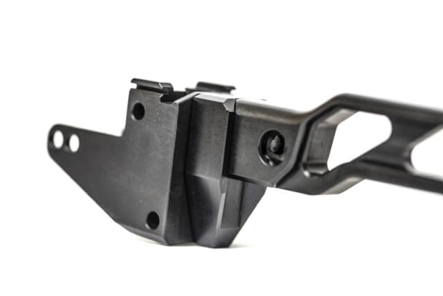 JMac Customs Non-Folding Stock/Brace Mount for MRKT Trunnion Hardcoat Anodized Black