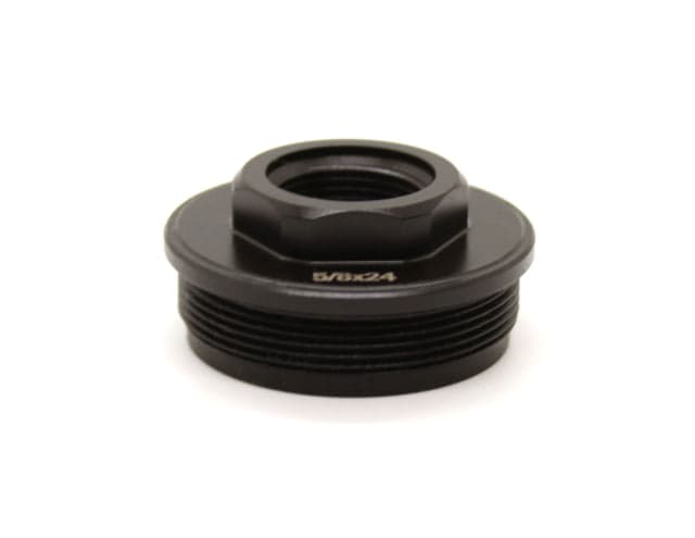 Kaw Valley Precision Direct Thread Hub Mount 9/16x24 Black Small