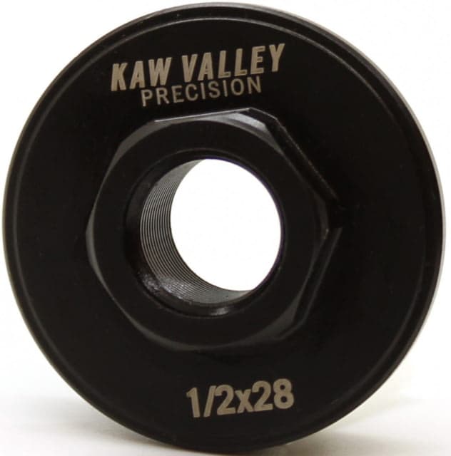 Kaw Valley Precision Direct Thread Hub Mount 5/8x32 Black