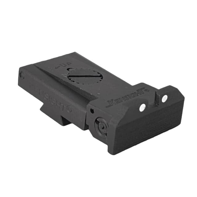 Kensight Kimber Arctic White Dot Adjustable Target 1911 Rear Sight Serrated Blade Black