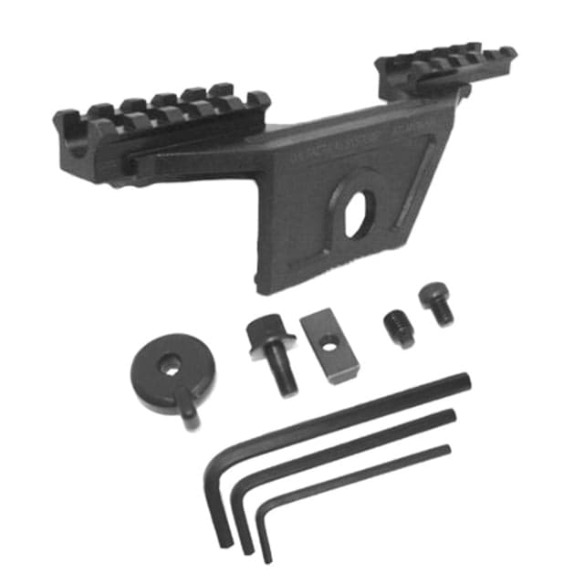 Kensight 7in M14 and M1A Mount Split Rail All Steel MIL-STD Picatinny Rail Scope Mount Black