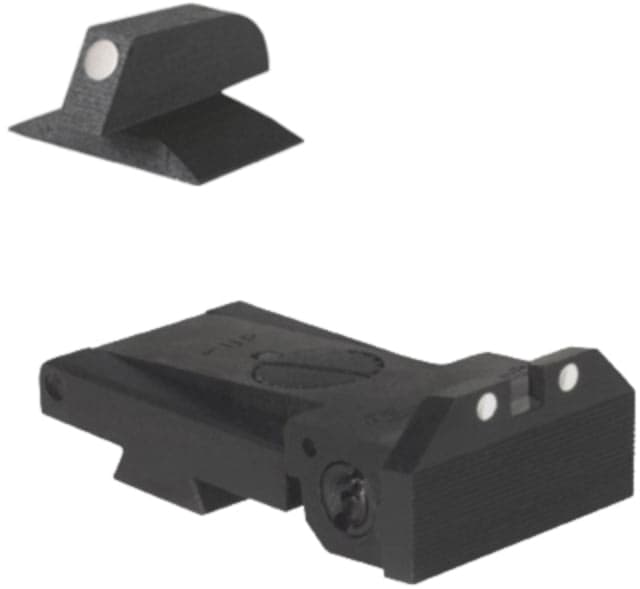 Kensight Bomar BMCS Adjustable Target 1911 Rear Sight Beveled Corners w/ 0.200in Tall Black