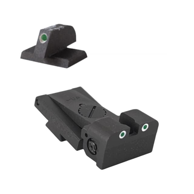 Kensight Bomar BMCS Adjustable Target 1911 Rear Night Sight Set w/Square Blade Black