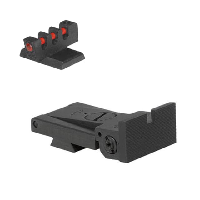 Kensight Bomar BMCS Adjustable Target 1911 Rear Night Sight w/Square Serrated Blade Black